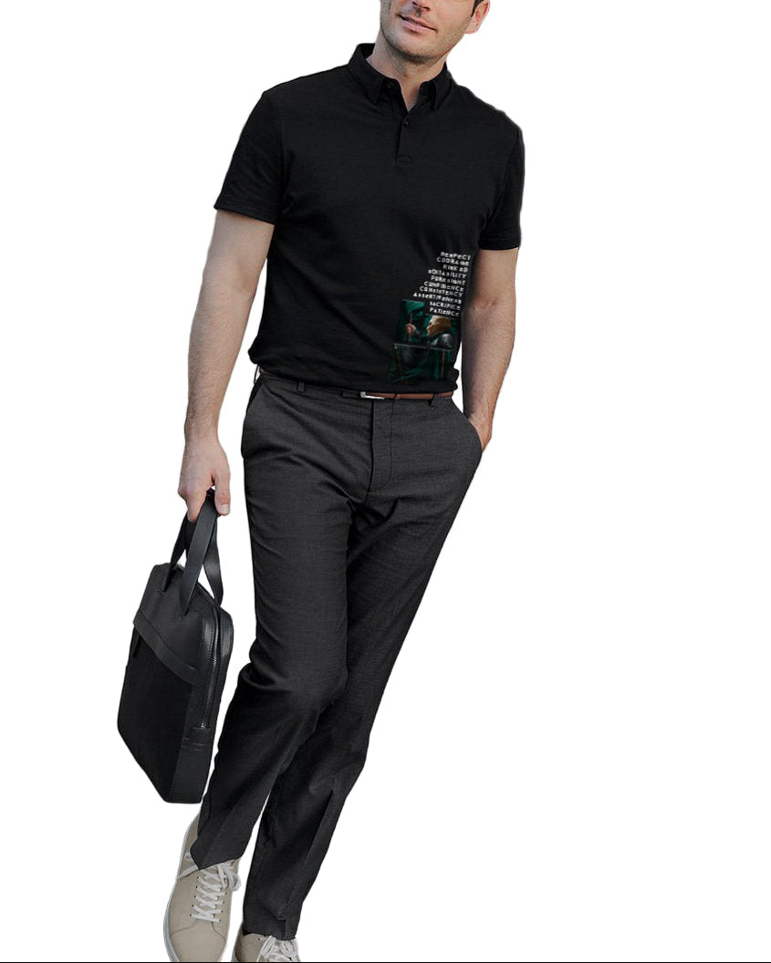 FesFas Pioneers-print Polo Shirt | Men | Black
