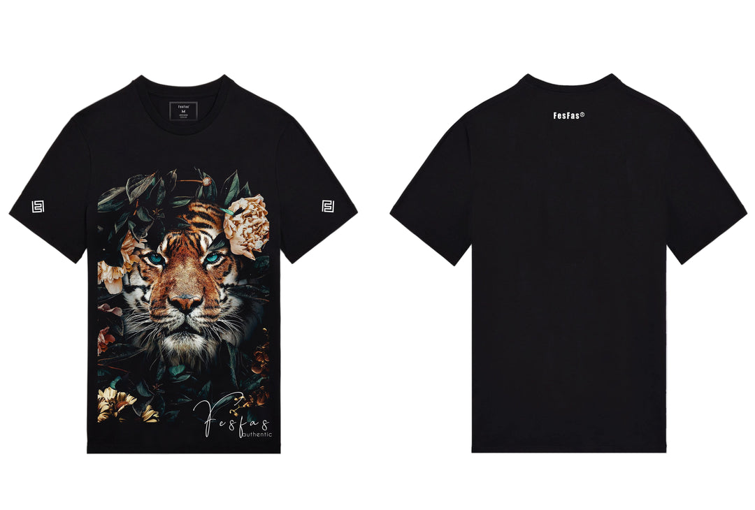 FesFas tiger-print T-shirt | Black | Men