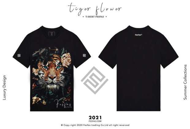 T-shirt FesFas - Tiger Flower