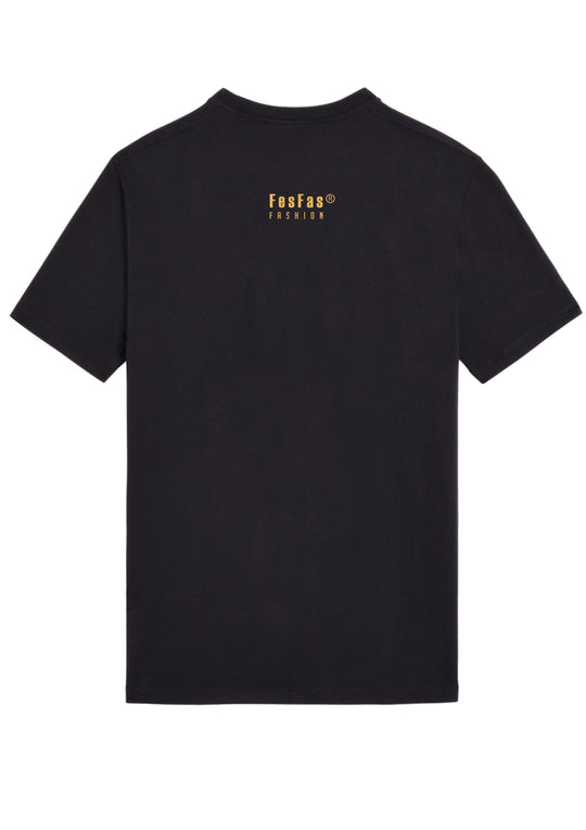 FesFas sculpture-print T-shirt | Black | Men