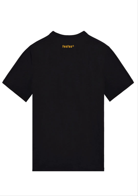 FesFas angel-print T-shirt | Black | Men