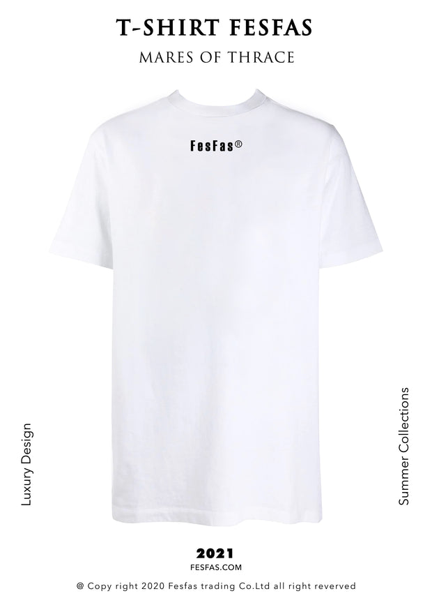 T-shirt FesFas - MARES OF THRACE (WHITE)