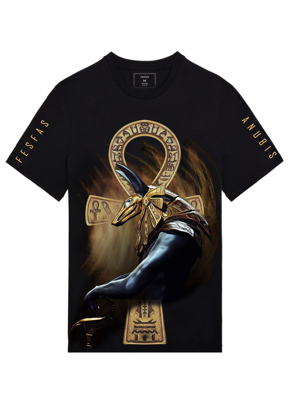 FesFas Anubis-print T-shirt