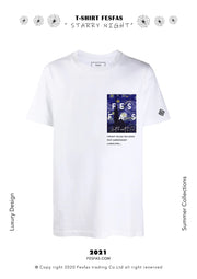 T-shirt FesFas - STARRY NIGHT (WHITE)