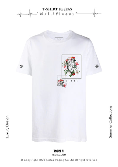 T-shirt FesFas - MELLIFLUOUS (WHITE)