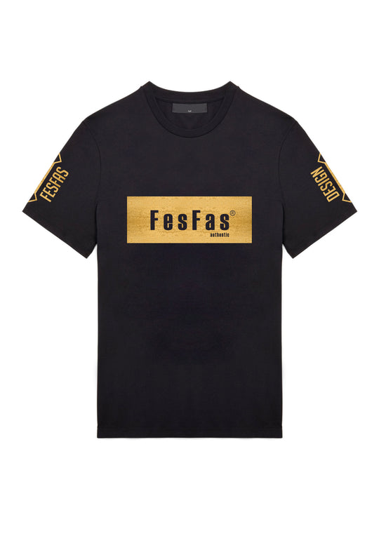 FesFas graphic-print T-shirt | Black | Men