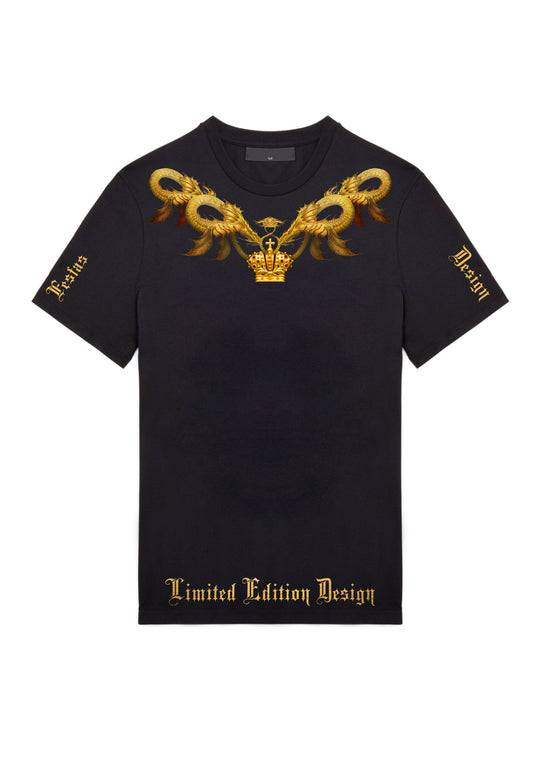 FesFas dragon-print T-shirt | Black | Men