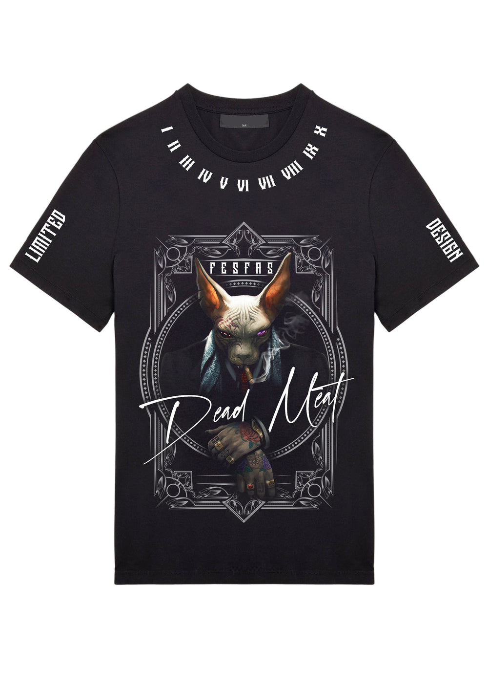 FesFas sphynx-print T-shirt