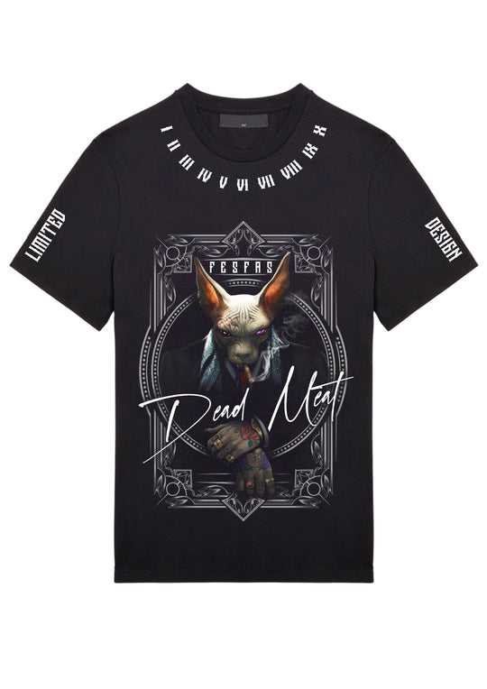 FesFas sphynx-print T-shirt | Black | Men