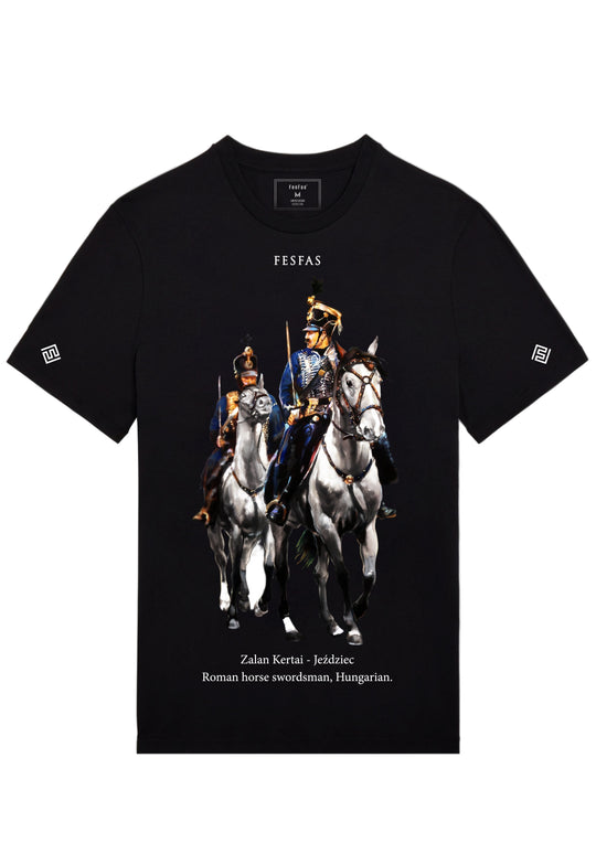 FesFas knights-print T-shirt | Black | Men