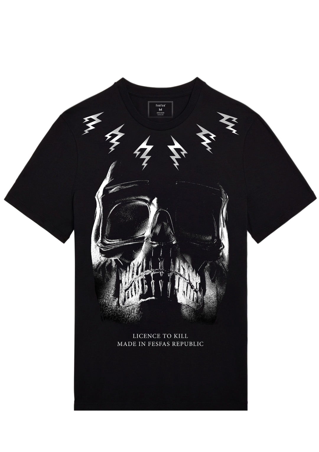 FesFas skull-print T-shirt | Black | Men