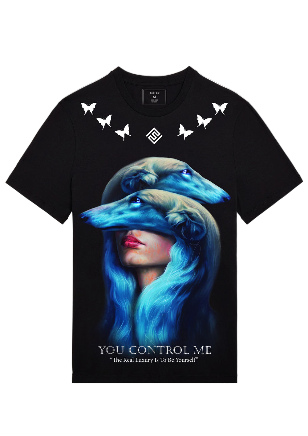 FesFas borzoi-print T-shirt