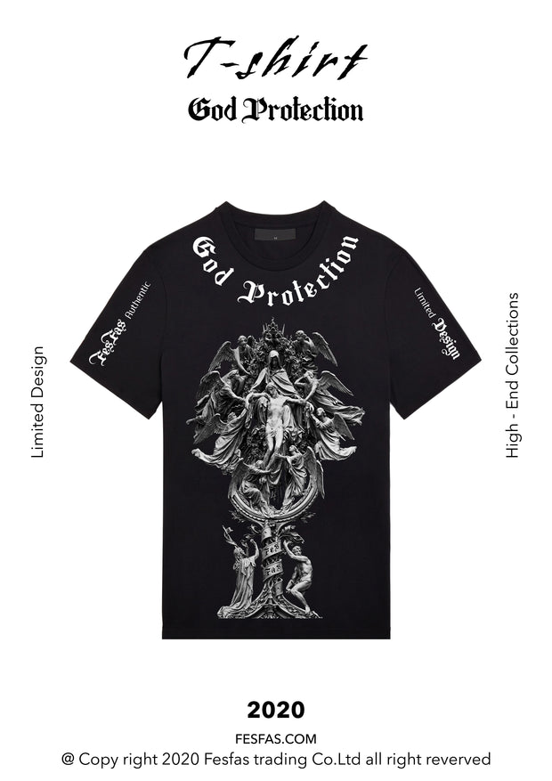 T-shirt FesFas - " GOD PROTECTION "