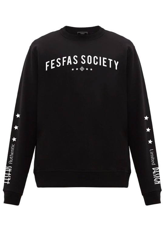 FesFas Graphic-print Sweatshirt | Black | Men