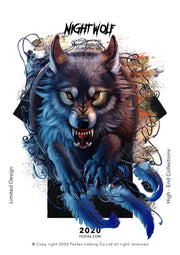 T-shirt FesFas - Night Wolf