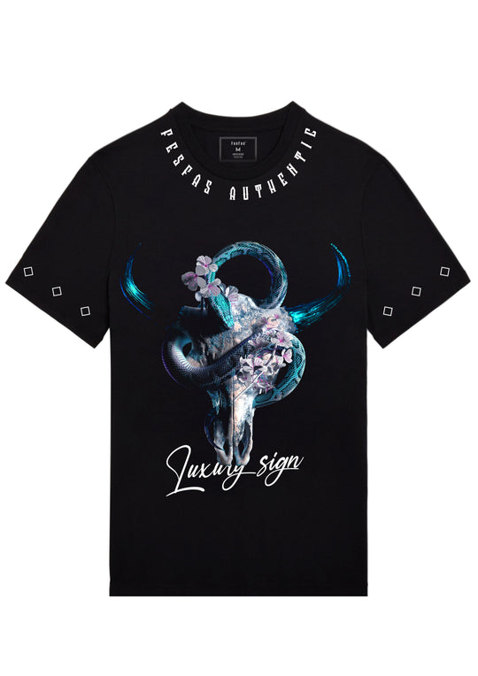 FesFas skull-print T-shirt | Black | Men