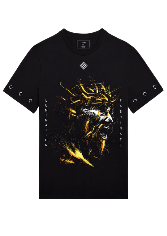 FesFas lumination-print T-shirt | Black | Men