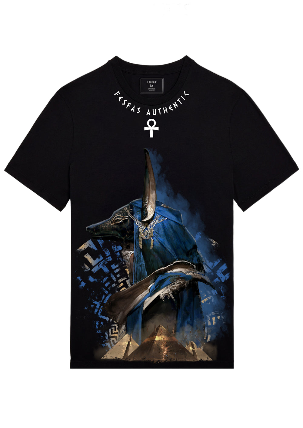 FesFas Anubis-print T-shirt