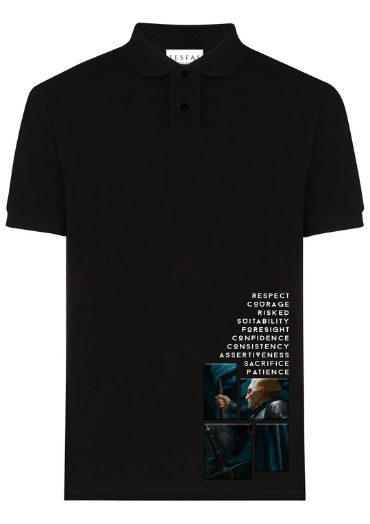 FesFas Pioneers-print Polo Shirt | Men | Black