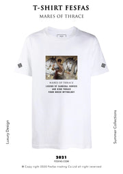 T-shirt FesFas - MARES OF THRACE (WHITE)