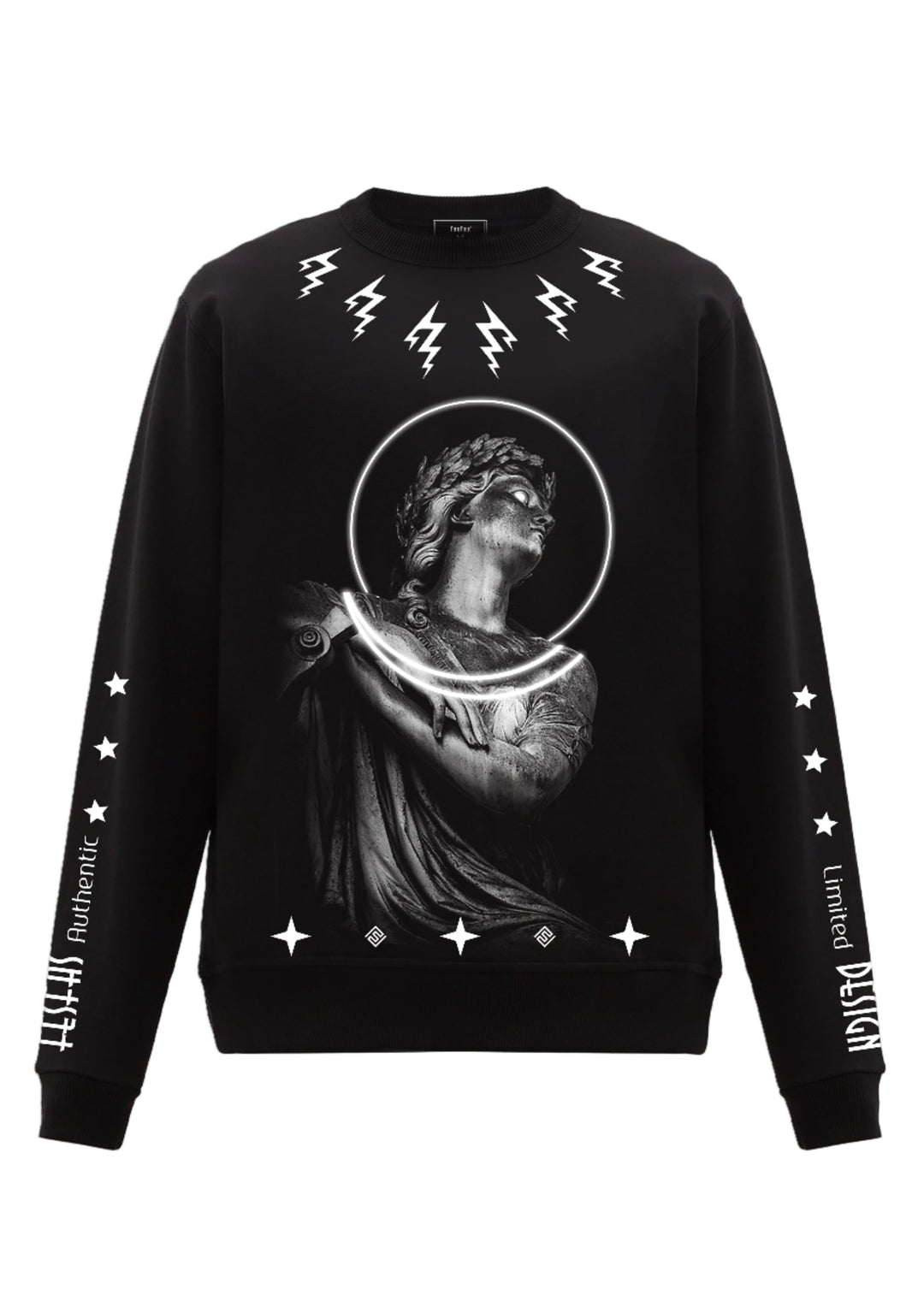 FesFas God-print Sweatshirt | Black | Men