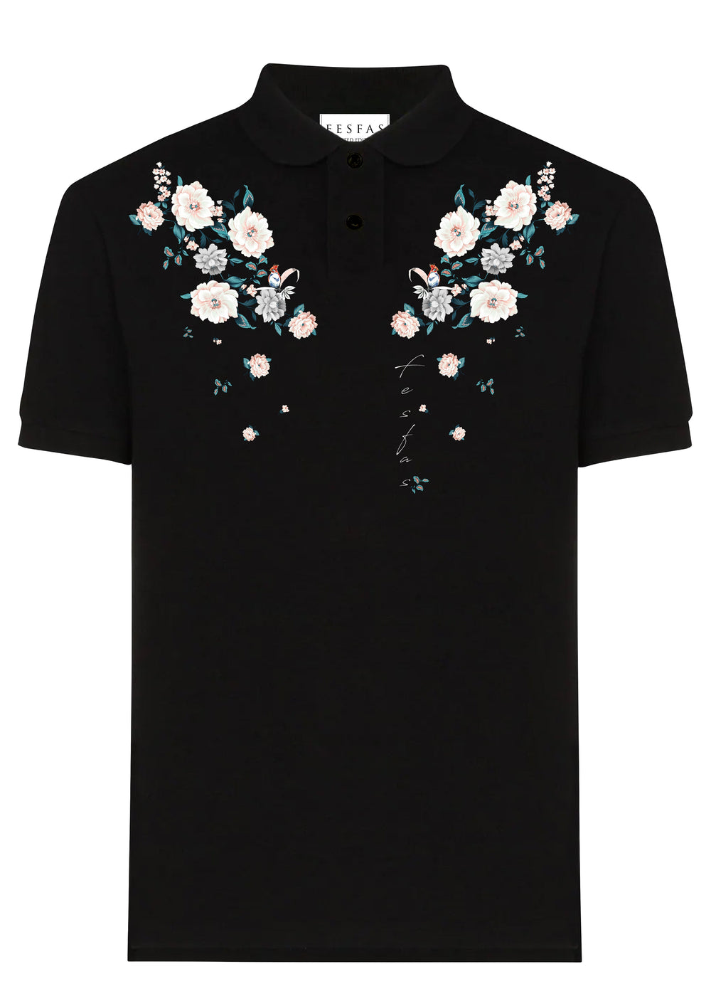 FesFas Floral-print Polo Shirt