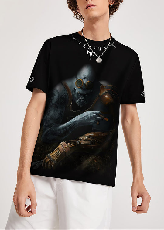 FesFas kingkong-print T-shirt | Black | Men