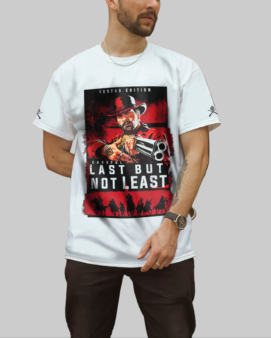 FesFas gunner-print T-shirt | White | Men
