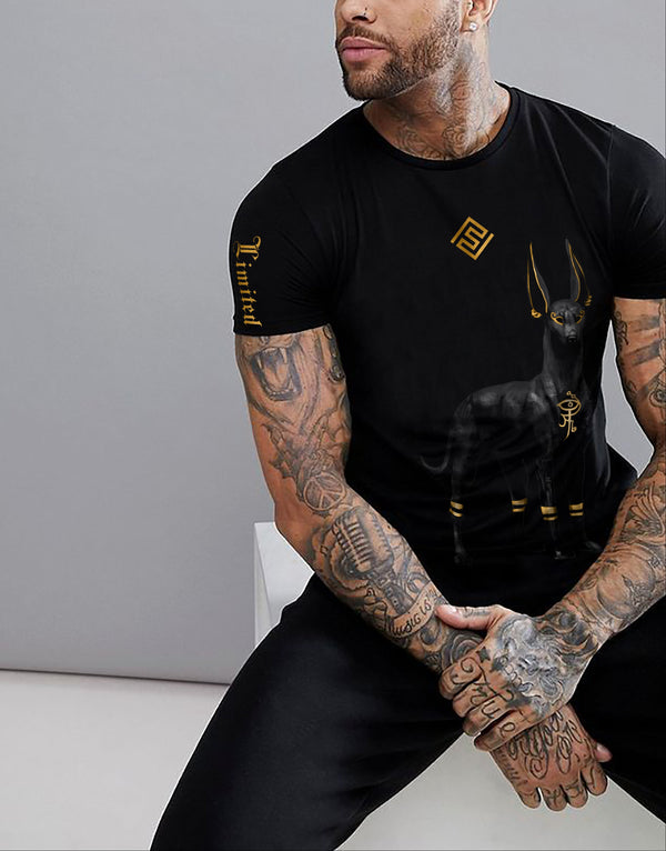 FesFas anubis-print T-shirt