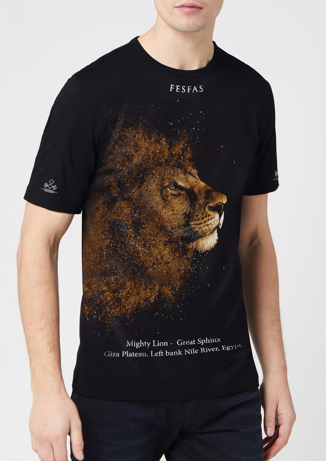 FesFas lion-print T-shirt | Black | Men