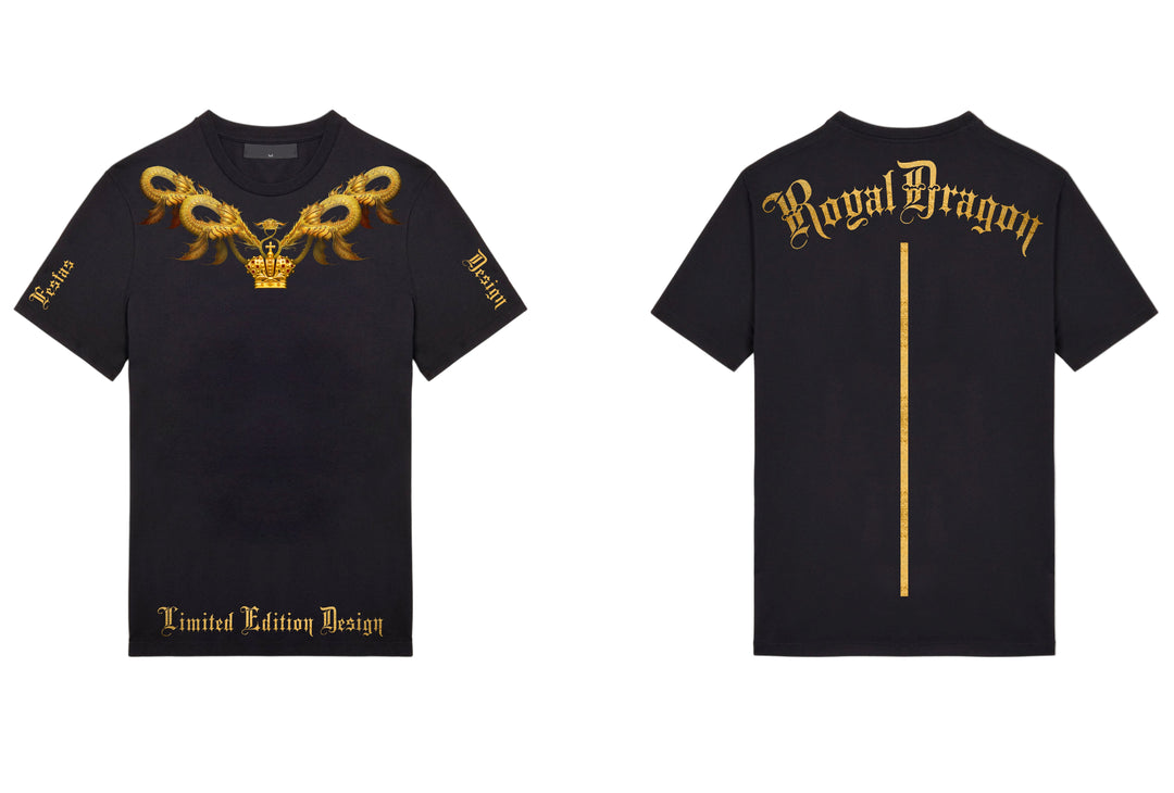 FesFas dragon-print T-shirt | Black | Men