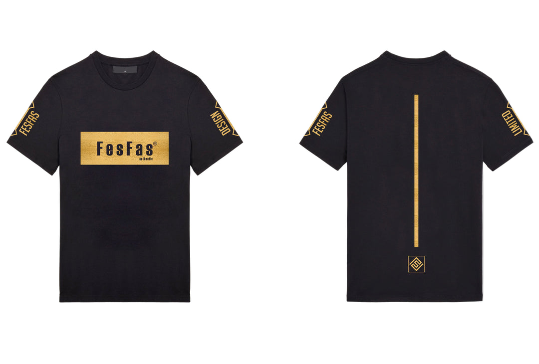 FesFas graphic-print T-shirt | Black | Men