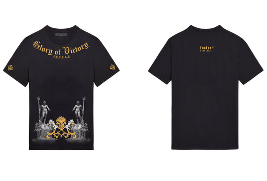 FesFas sculpture-print T-shirt | Black | Men