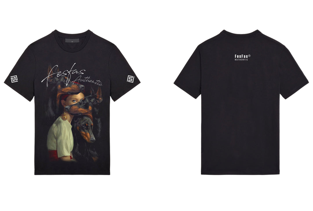 FesFas friendship-print T-shirt | Black | Men