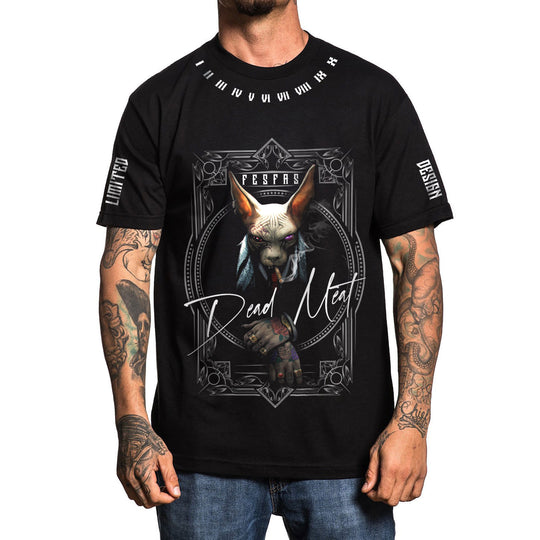 FesFas sphynx-print T-shirt | Black | Men