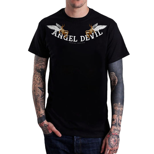 FesFas angel devil-print T-shirt | Black | Men