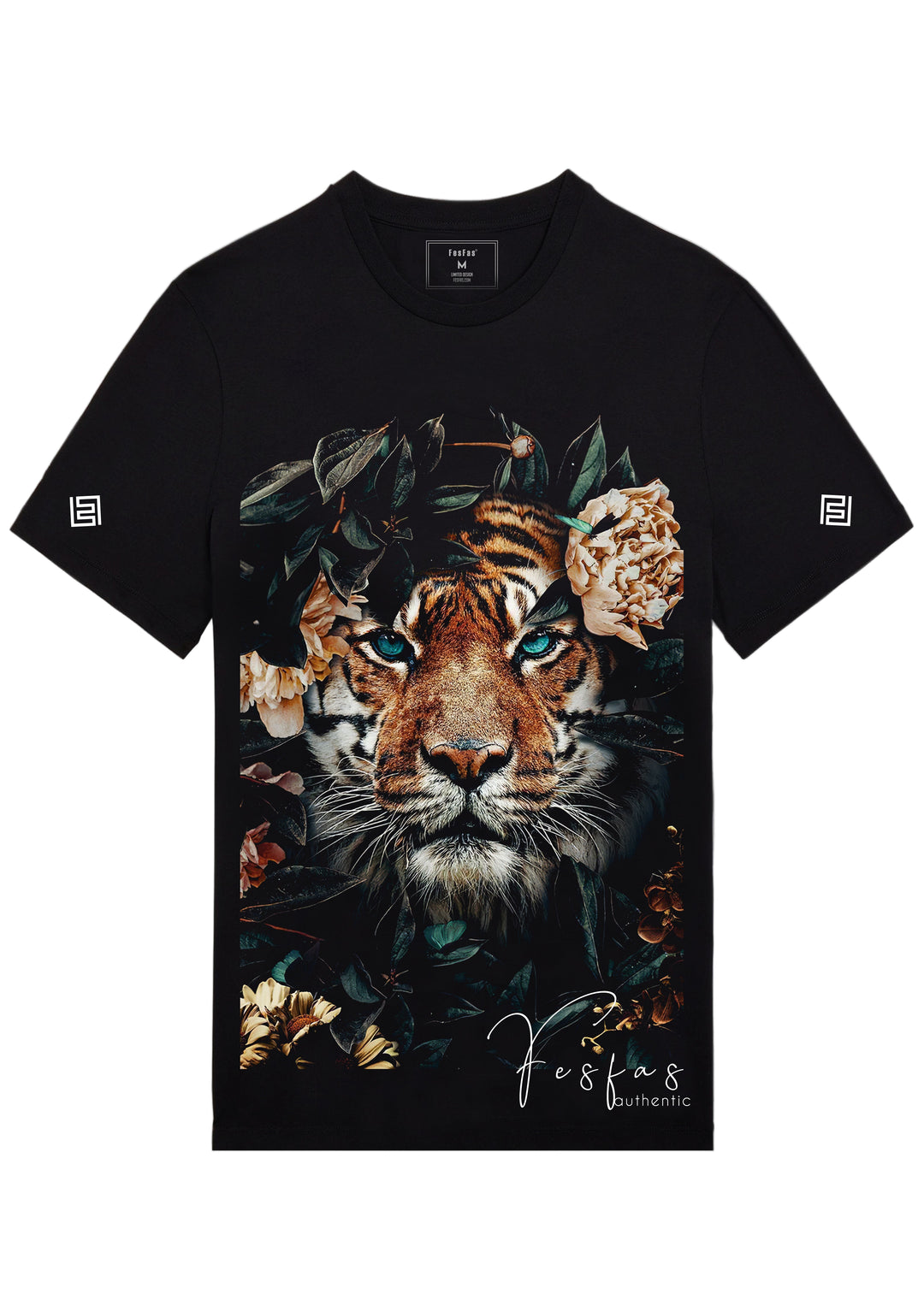 FesFas tiger-print T-shirt | Black | Men