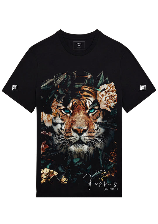 FesFas tiger-print T-shirt | Black | Men